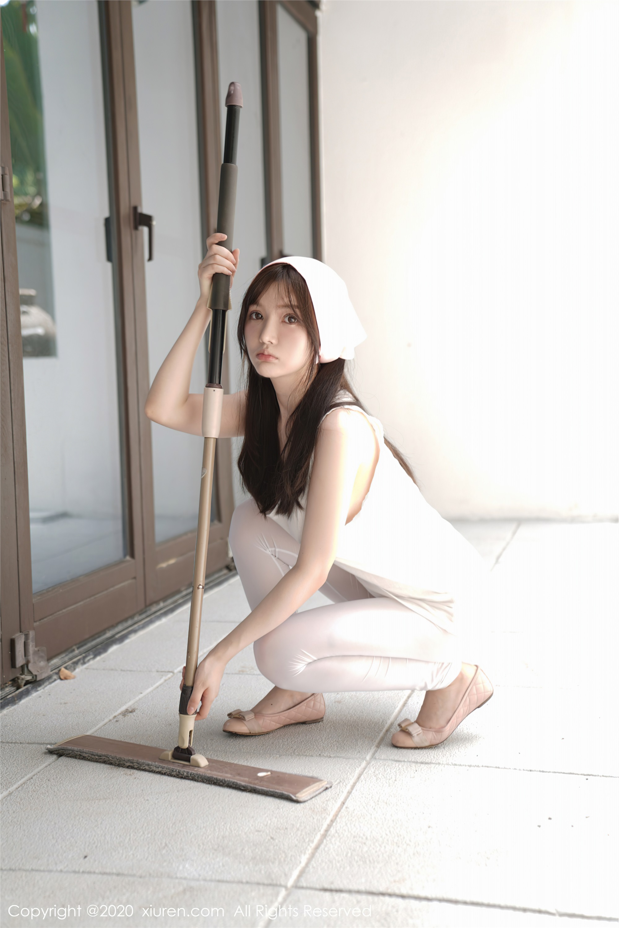 XiuRen秀人网 2020.09.14 No.2557 家政主题诱惑 糯美子mini